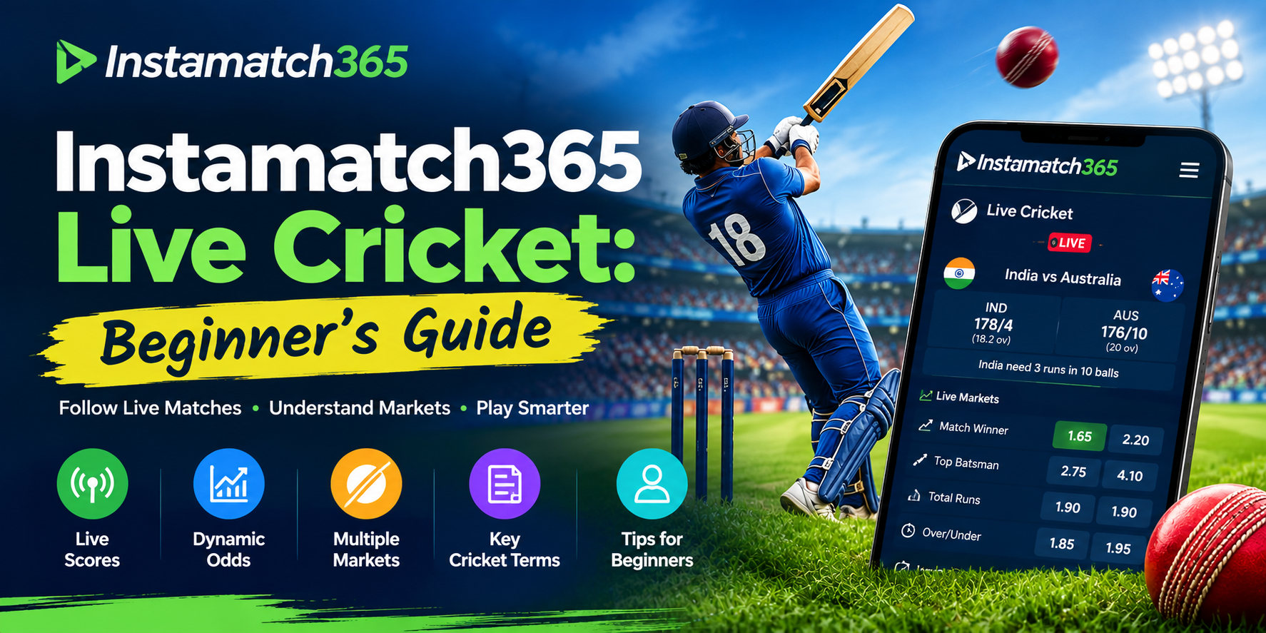 Instamatch365 Live Cricket: Beginner's Guide