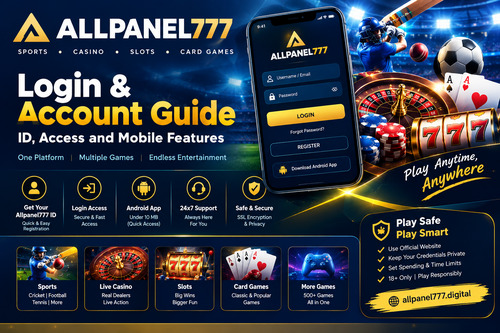 Allpanel777 Login Guide: ID, App and Secure Account Access