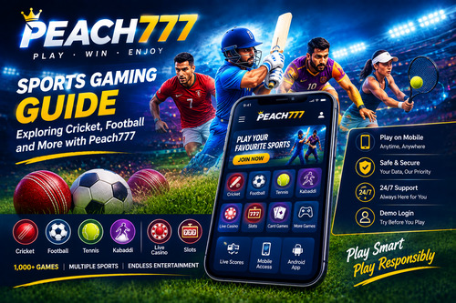 Sports Gaming Guide: Exploring Cricket, Football and More with Peach777