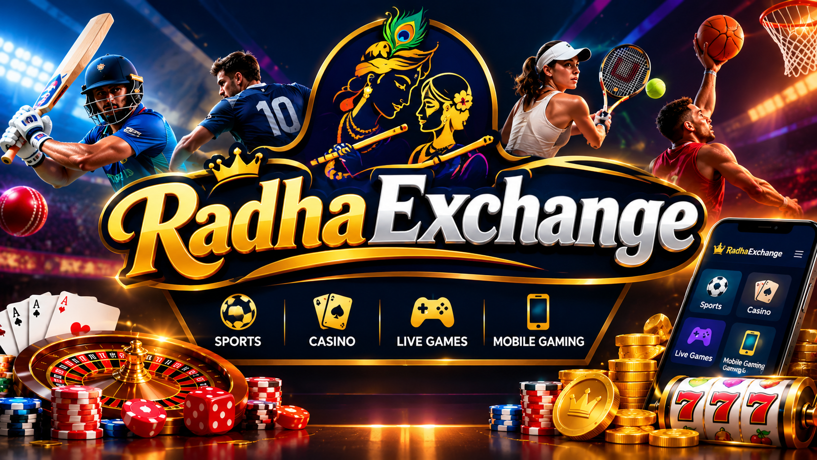 RadhaExchange – Sports, Live Games, Cricket & Online Gaming