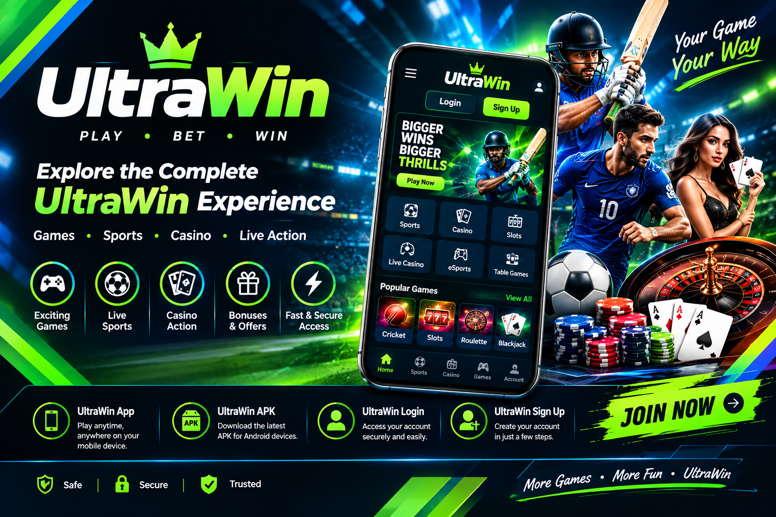 UltraWin: Explore the App, Games, APK, Login & Sign Up
