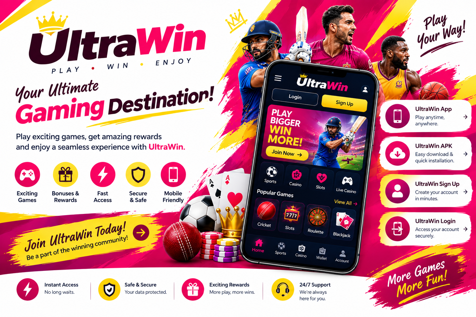UltraWin – Your Ultimate Gaming & Mobile Entertainment Guide