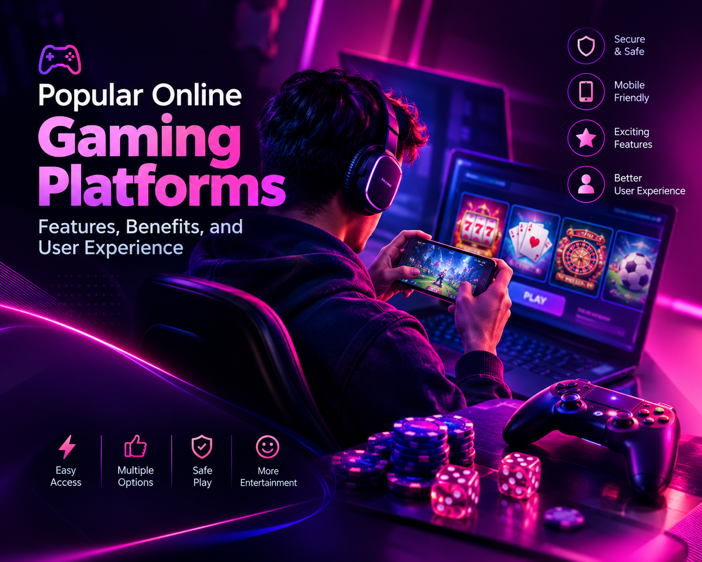 Popular Online Gaming Platforms: Features, Benefits, and User Experience