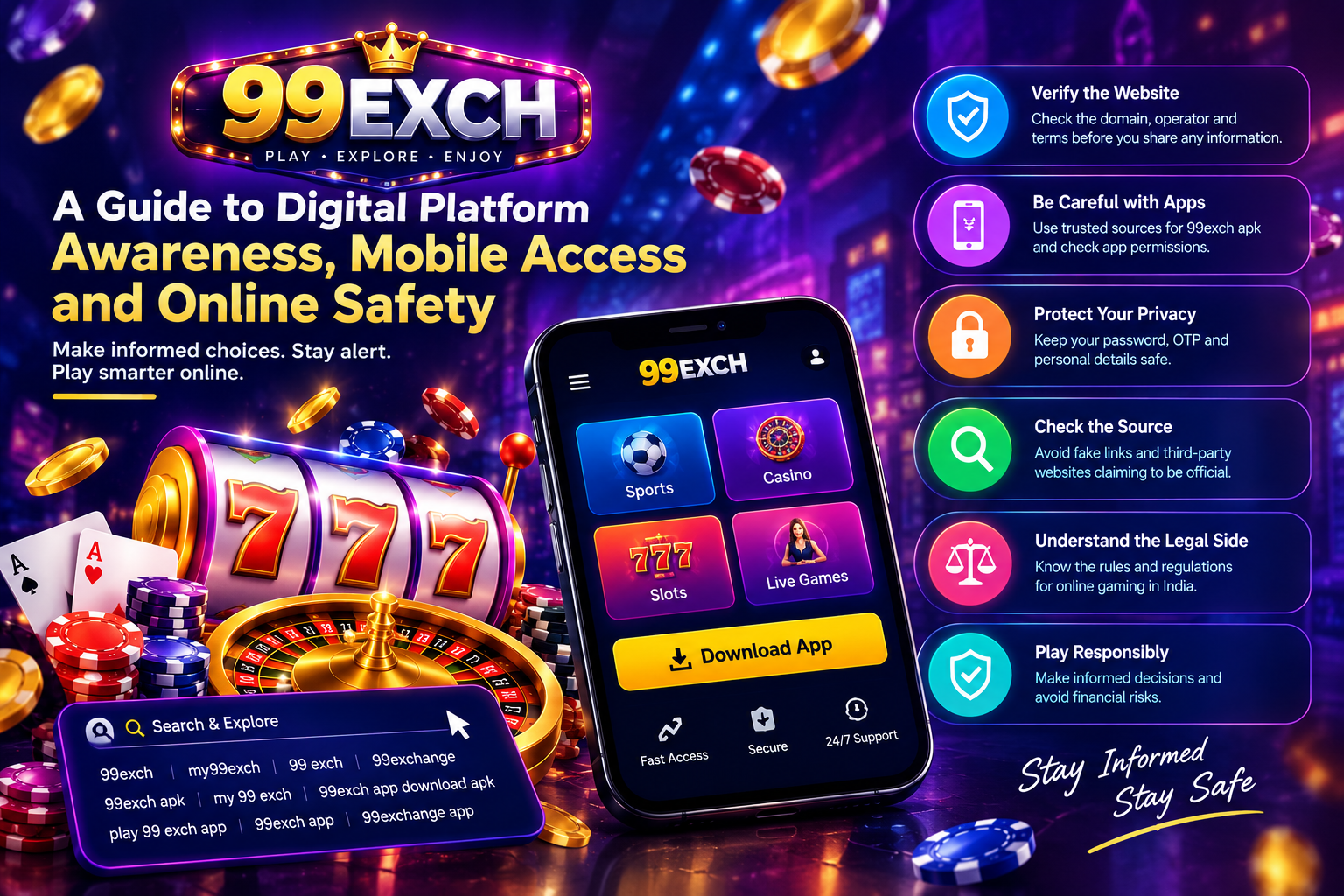 99exch: A Guide to Digital Platform Awareness, Mobile Access, and Online Safety