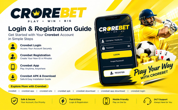 Crorebet Login and Registration Guide: Account Setup and Online Access