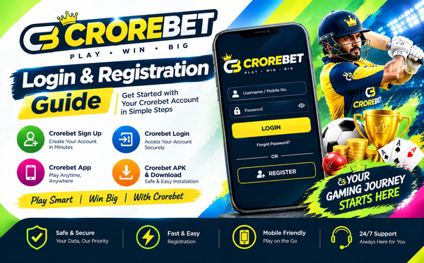 Crorebet Login, Registration & App Download Guide